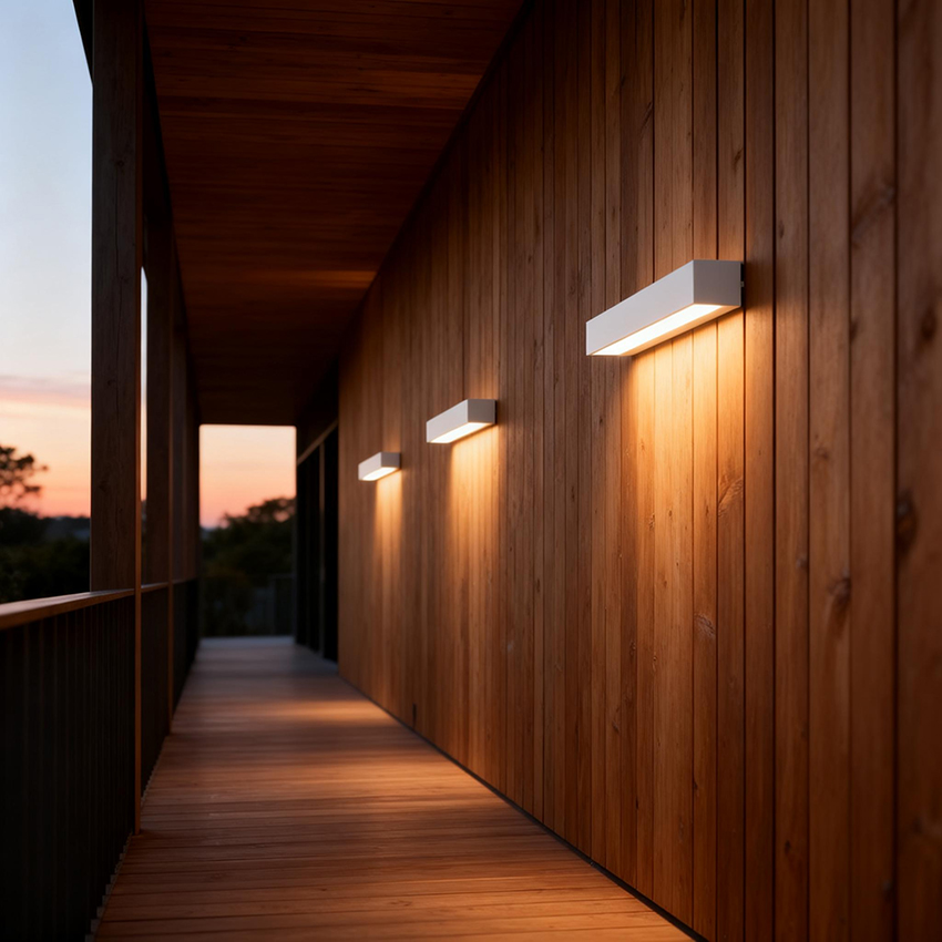Outdoor Power Strip Weatherproof - 20/30/50cm LED applique étanche extérieure et