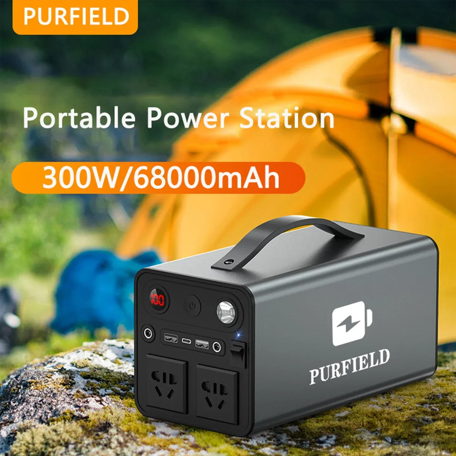 Ac Outdoor Power - PURFIefs-Batterie de générateur de station portable,